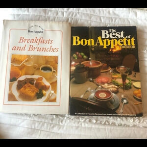 Vintage 70s 80s Bon appetite cook books  4 ephemera junk journaling mixed media